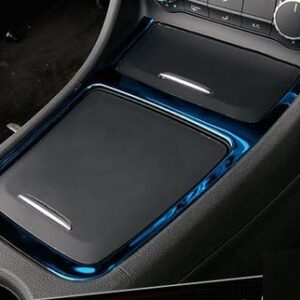 Eppar® New Blue Car Inteior para Mercedes Benz Clase CLA C117 2013-2016 CLA180 CLA200 CLA220 CLA250 (Tapa de almacenamiento central)